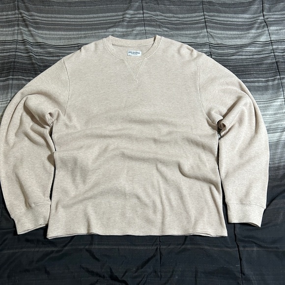 Arizona Jean Company Beige Long Sleeve Shirt - Picture 1 of 5